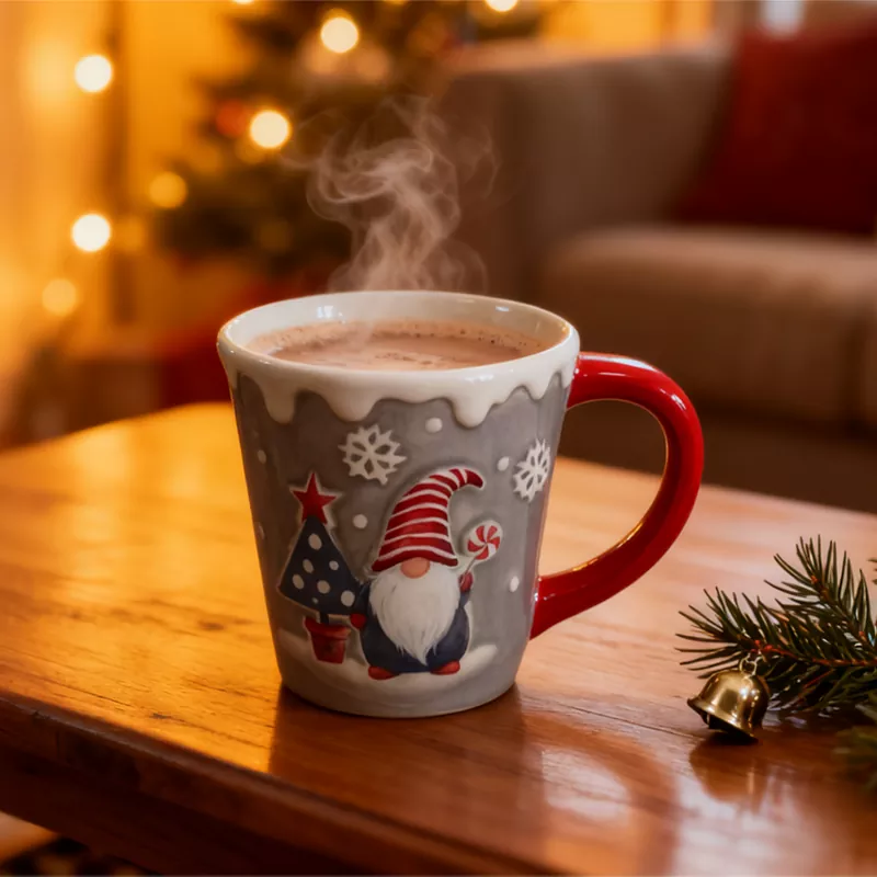 Funny Christmas Elf Ceramic Mug Funny Christmas Elf Ceramic Mug
